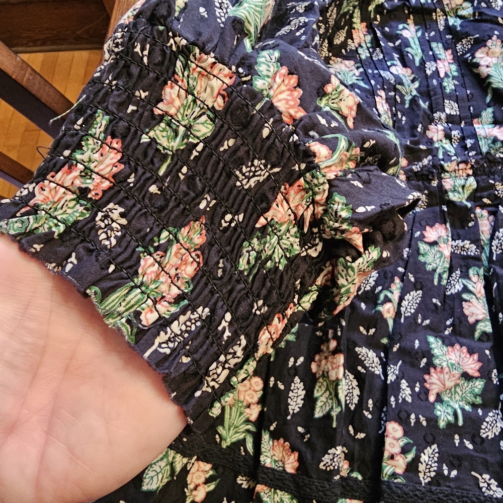 Pilcro Long-Sleeve Mock-Neck Swing Mini Dress Anthropologie 1X - Picture 7 of 16